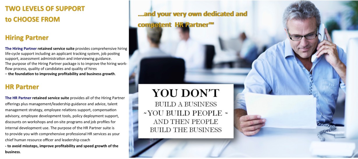 HR Partner, HR outsourcing for small business